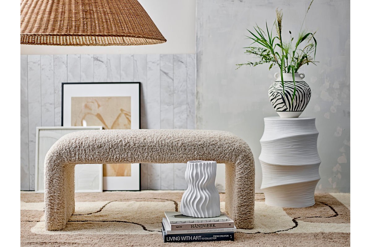 Vase Alia - Weiß, aus Keramik