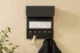 Designer Wandgarderobe Kasimo - Schwarz
