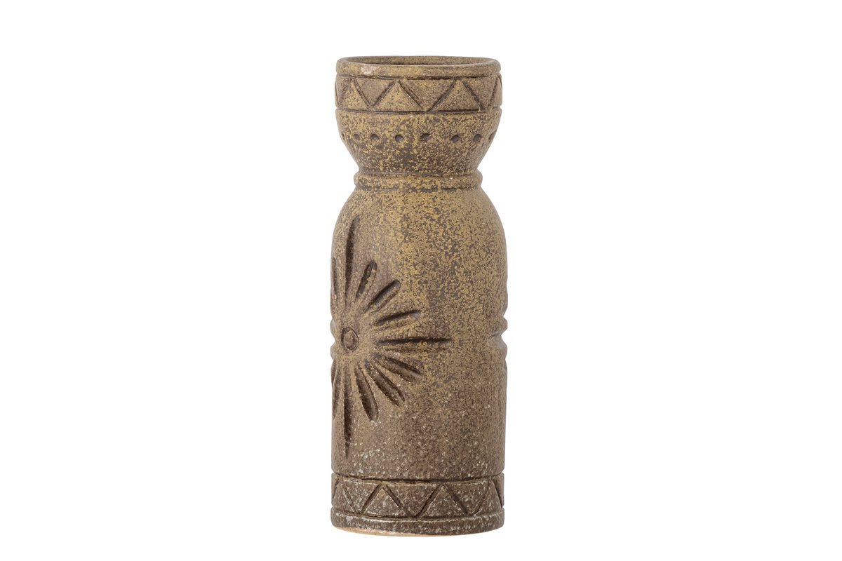 Vase „Terra“ – Braunes Steingut