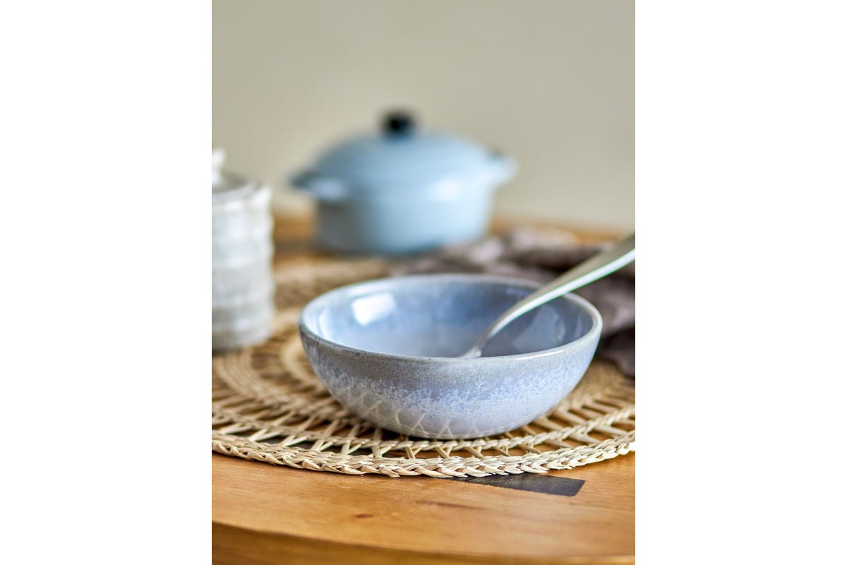 Frühstücksset Liora – Steingut mit strukturierter Glasur (12-teilig)