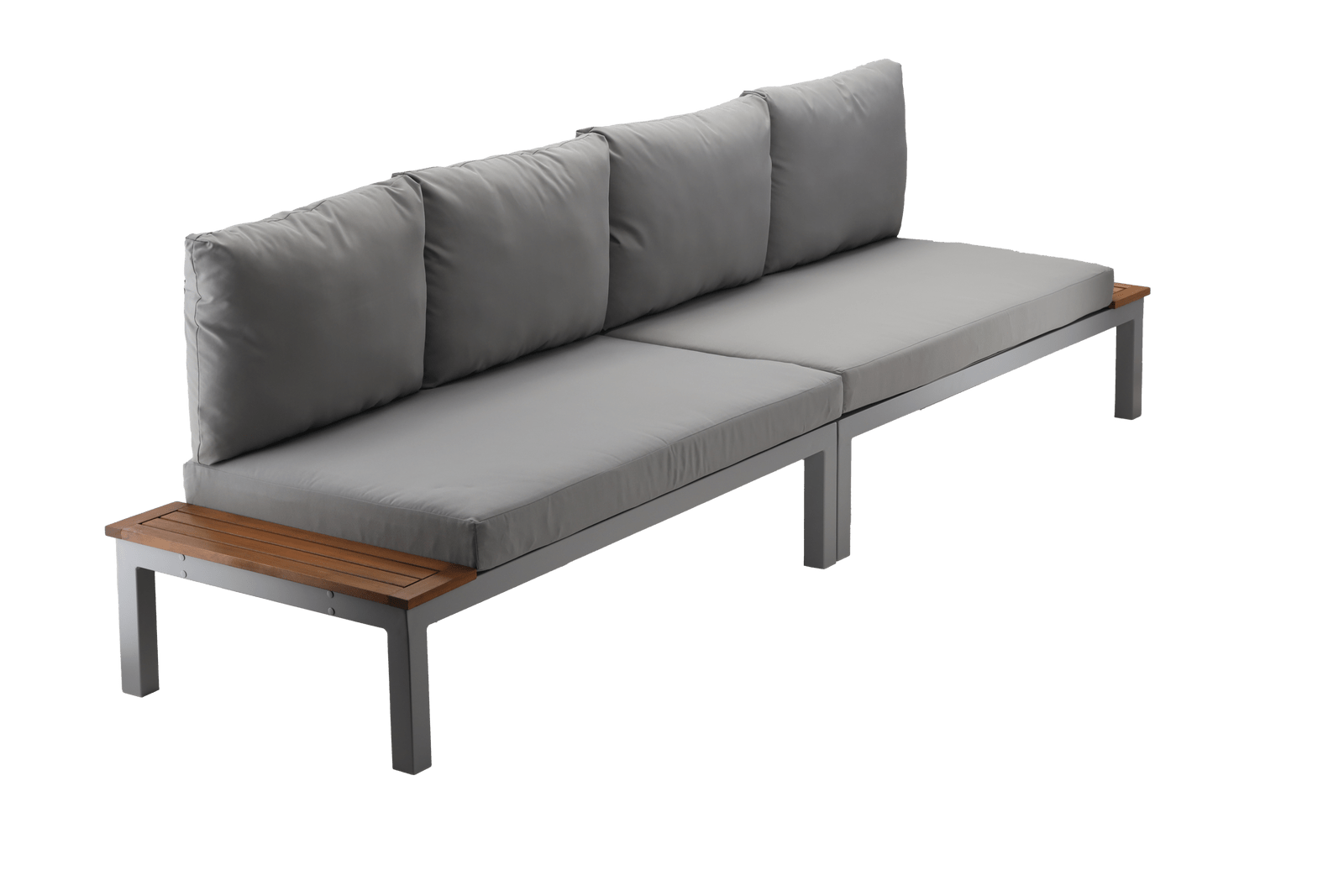 Garten Loungeset ModuFlex – modulares Aluminium Lounge-Set