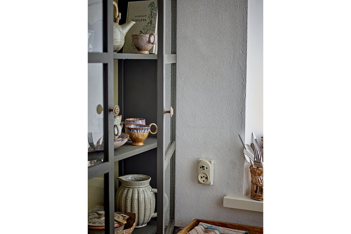 Krug Hilda – Steingut in Grau