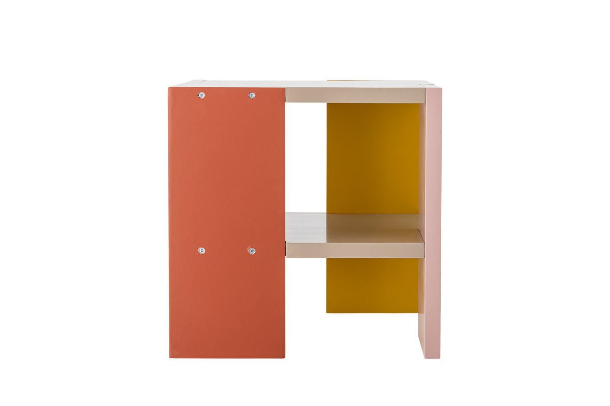 Kindertisch Justus - quadratischer Tisch aus FSC-MDF mit bunten Seiten