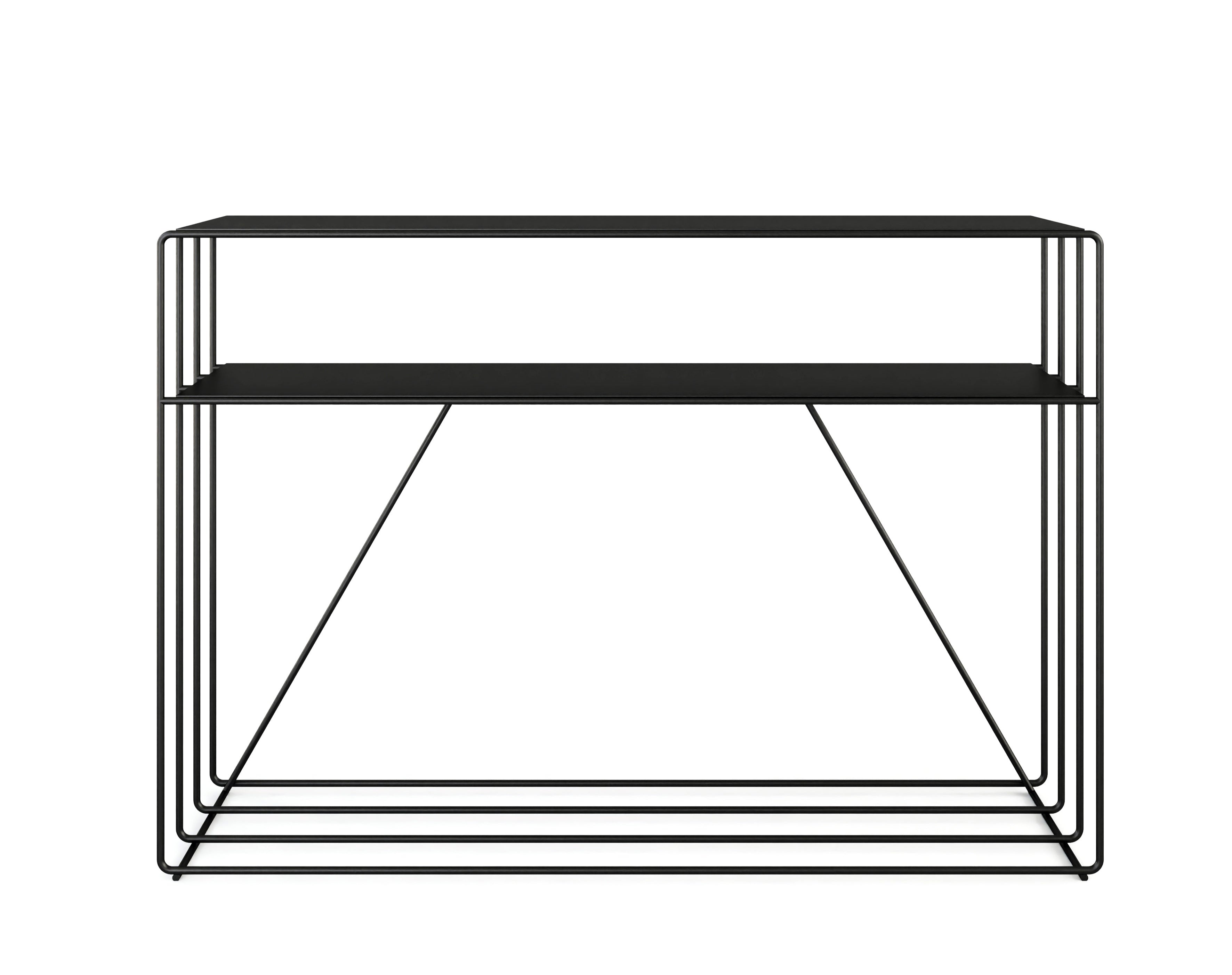 Kommode Ria – Metall-Design mit zwei Ablagen