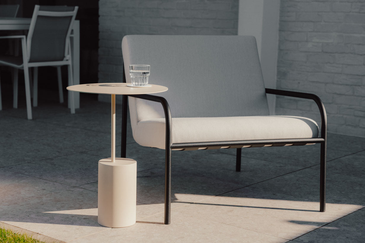 Couchtisch/Beistelltisch Ciro – Edelstahl-Design für Indoor & Outdoor