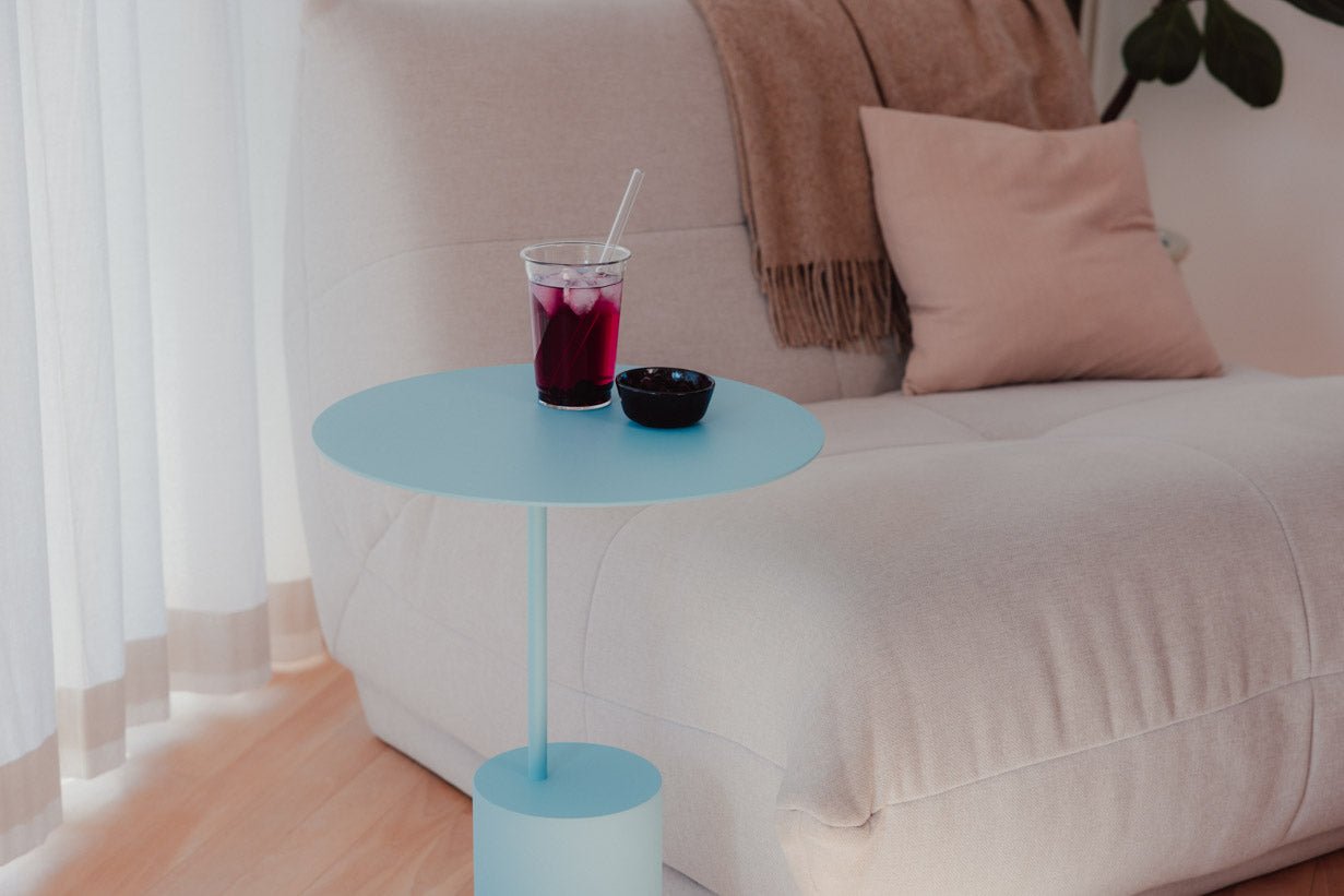 Couchtisch/Beistelltisch Ciro – Edelstahl-Design für Indoor & Outdoor