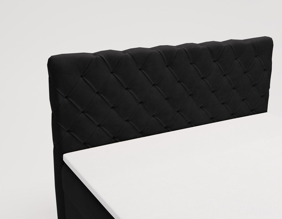 Boxspringbett Chester Samt mit Stauraum