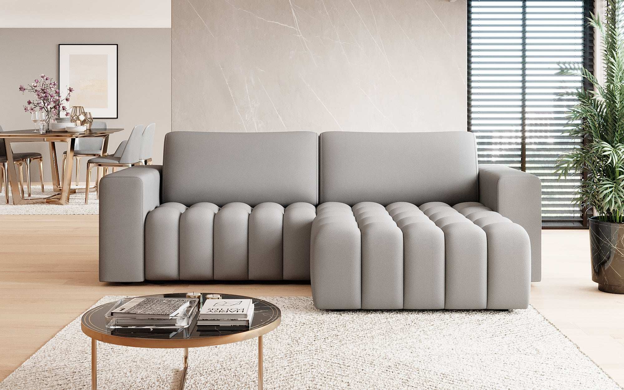 Designer Sofa Tirina mit Schlaffunktion