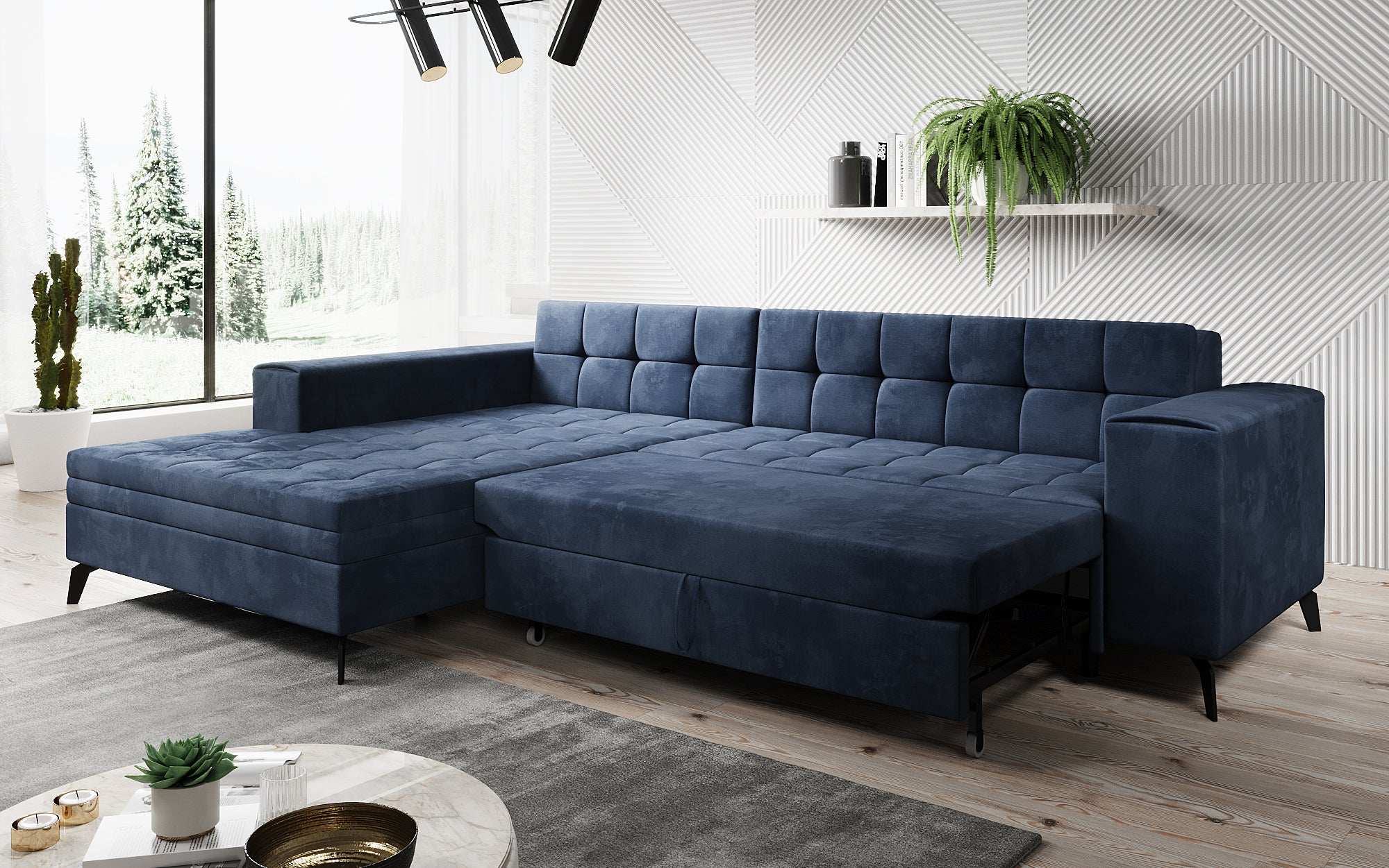 Designer Sofa Frida mit Schlaffunktion