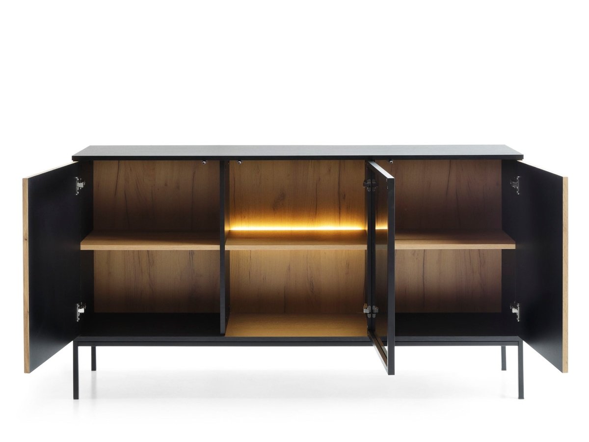 Designer Kommode Nayra inkl. LED - Luxusbetten24