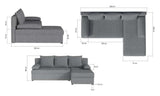 Designer Sofa Gino mit Stauraum und Schlaffunktion - Luxusbetten24