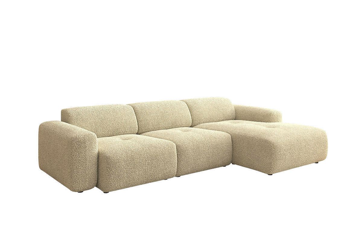 Designer L Sofa Calm in Bouclé