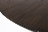 Esstisch Raku – aus MDF in Braun Schwarz