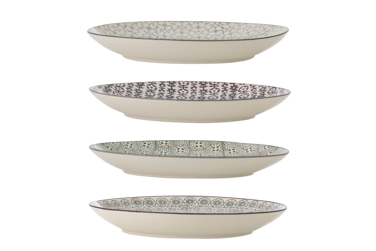 Teller Solune - aus Steingut gefertigt / 4er Set