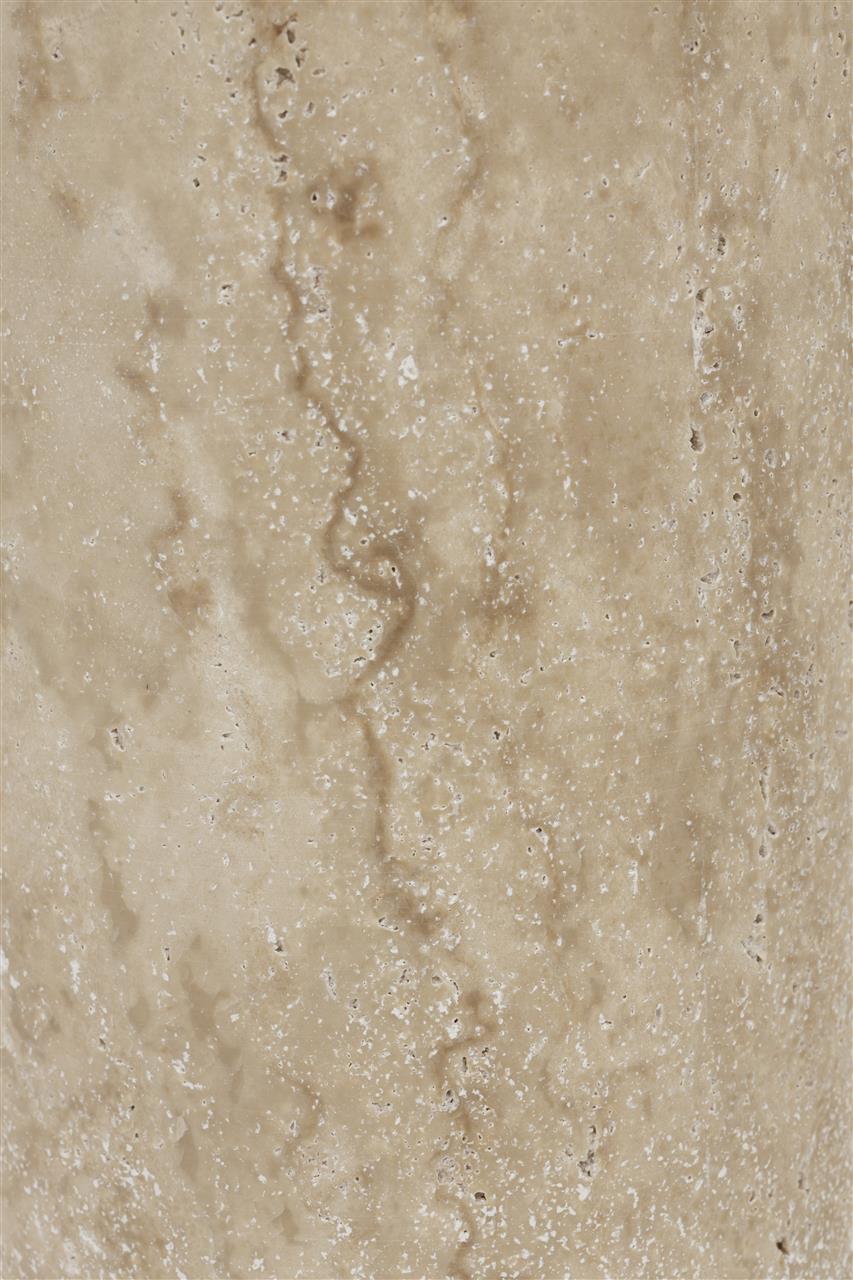 Floor lamp Enno – made of travertine in Gray