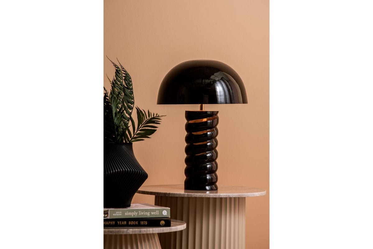 Table Lamp Milano - Designer Light Made of Iron with Spiral Base