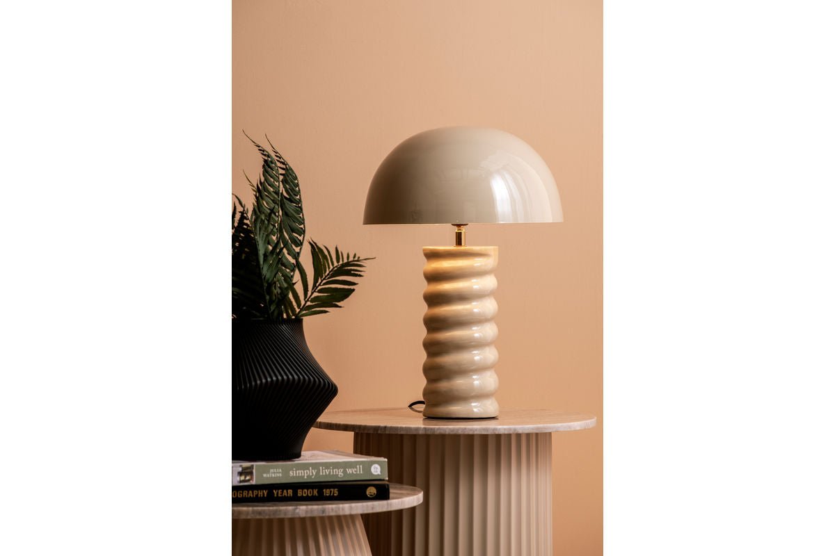 Table Lamp Milano - Designer Light Made of Iron with Spiral Base