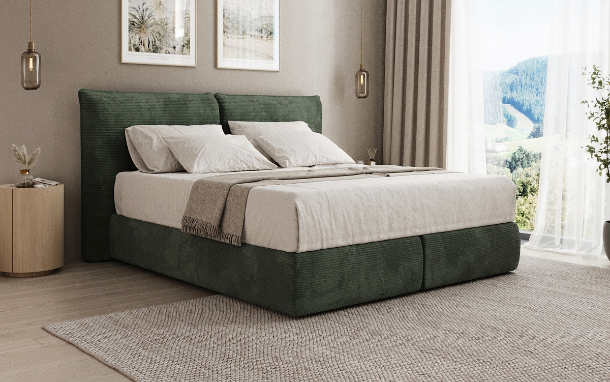 Boxspringbett Pillo in Cord