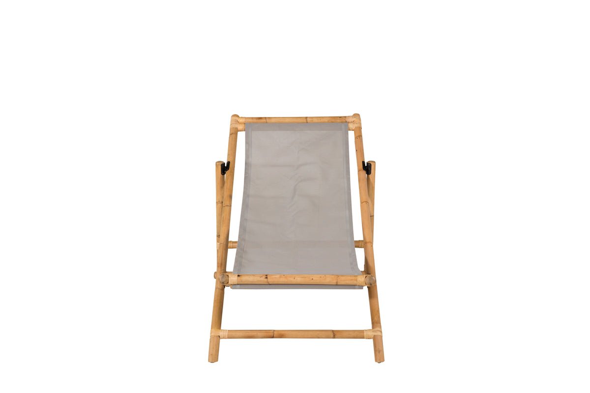 Garden Sun Lounger Coco - made of Rattan and Textilene in Natural Look