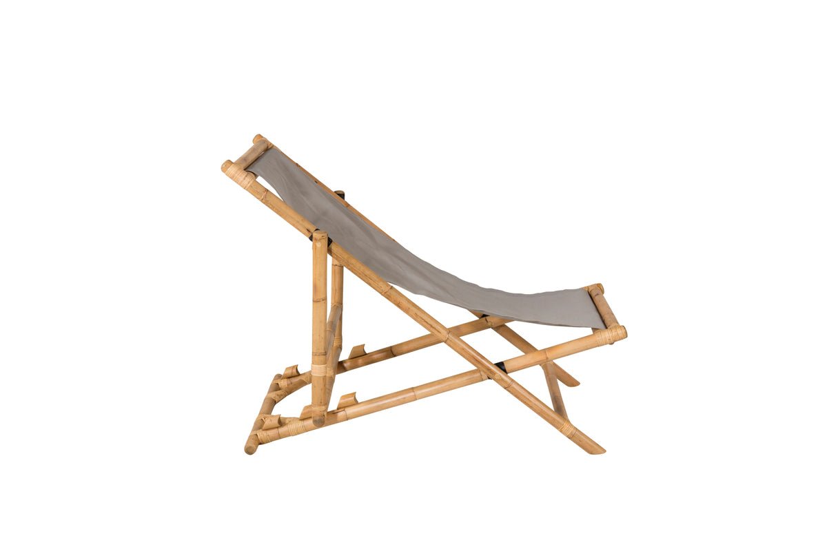 Garden Sun Lounger Coco - made of Rattan and Textilene in Natural Look