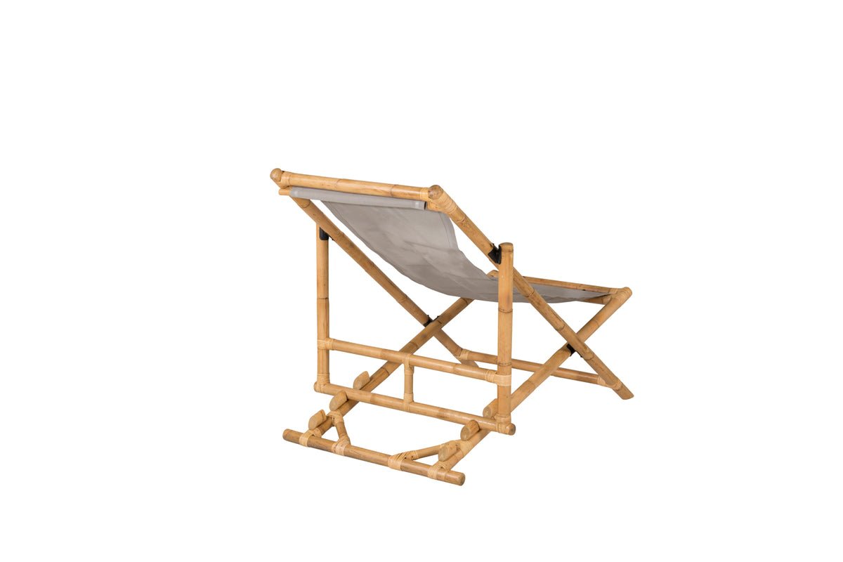 Garden Sun Lounger Coco - made of Rattan and Textilene in Natural Look