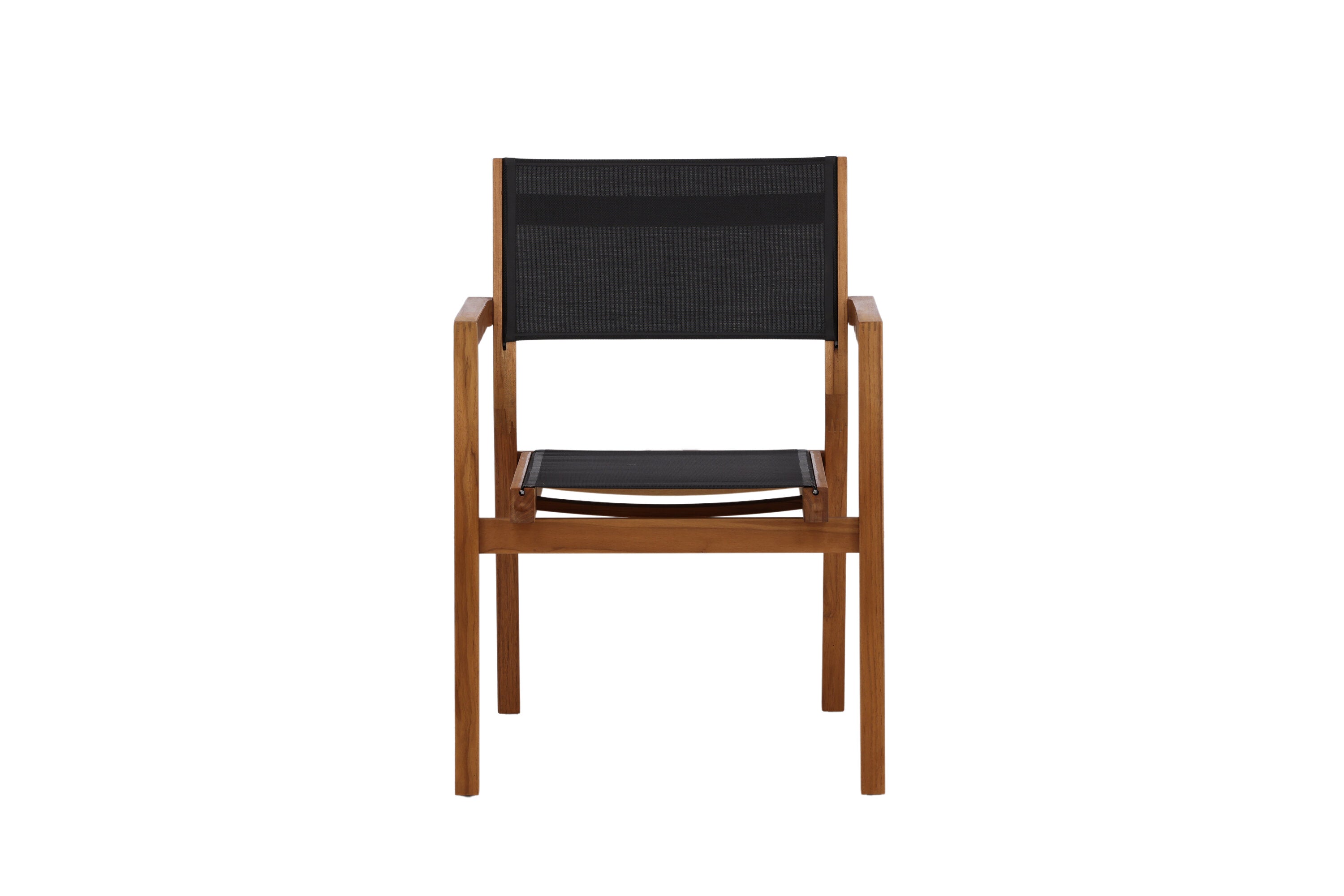 2-piece set - Garden chair Florence made of Textilene/Acacia