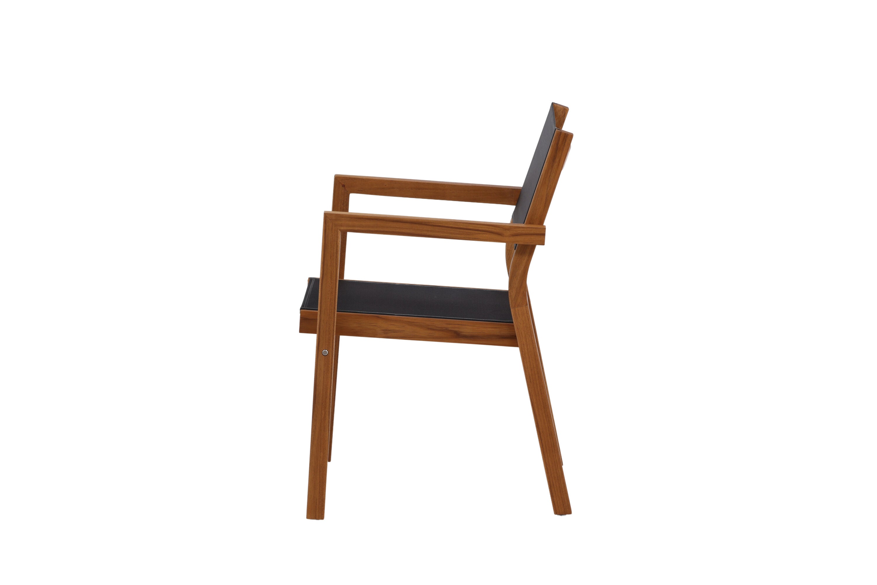 2-piece set - Garden chair Florence made of Textilene/Acacia