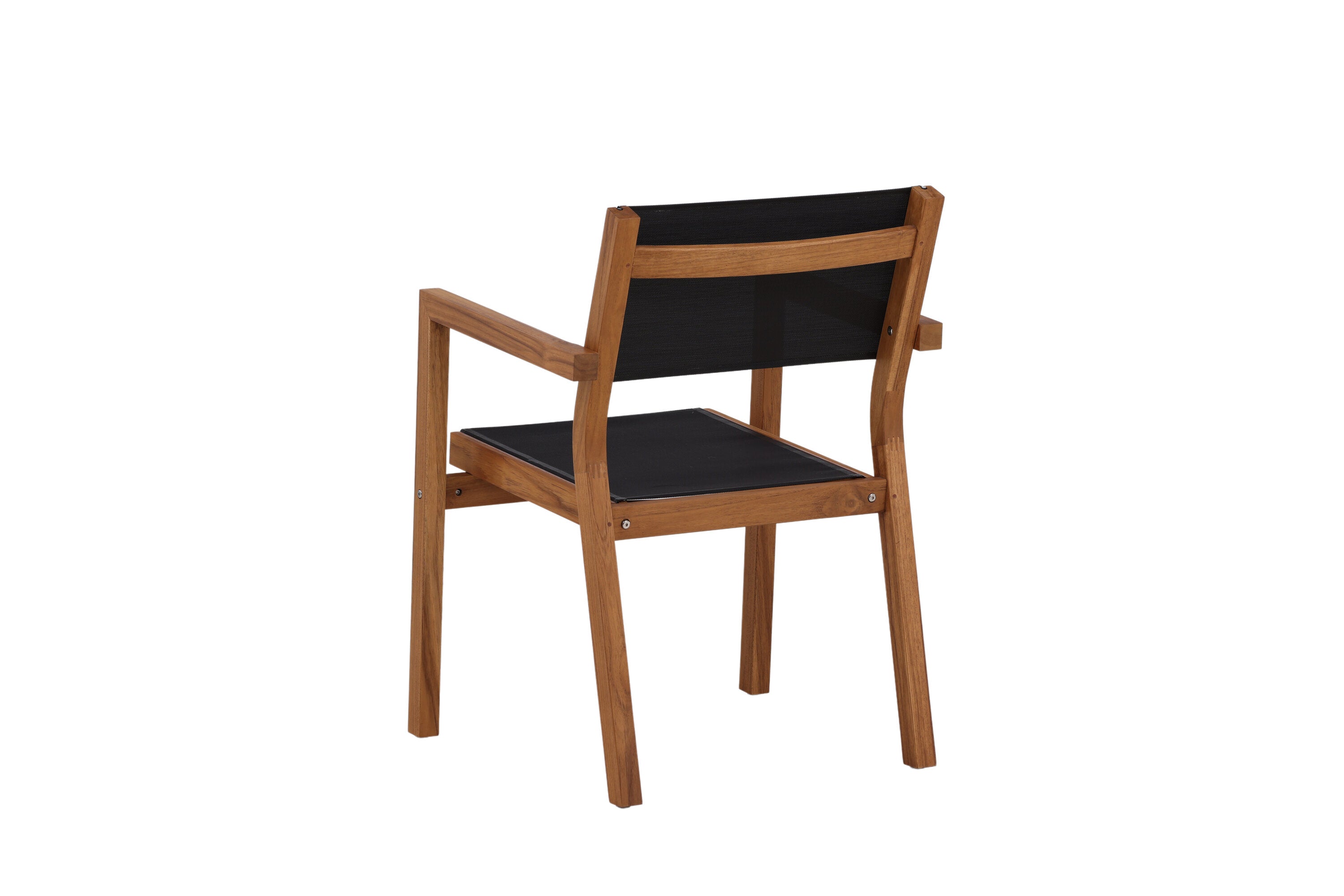 2-piece set - Garden chair Florence made of Textilene/Acacia