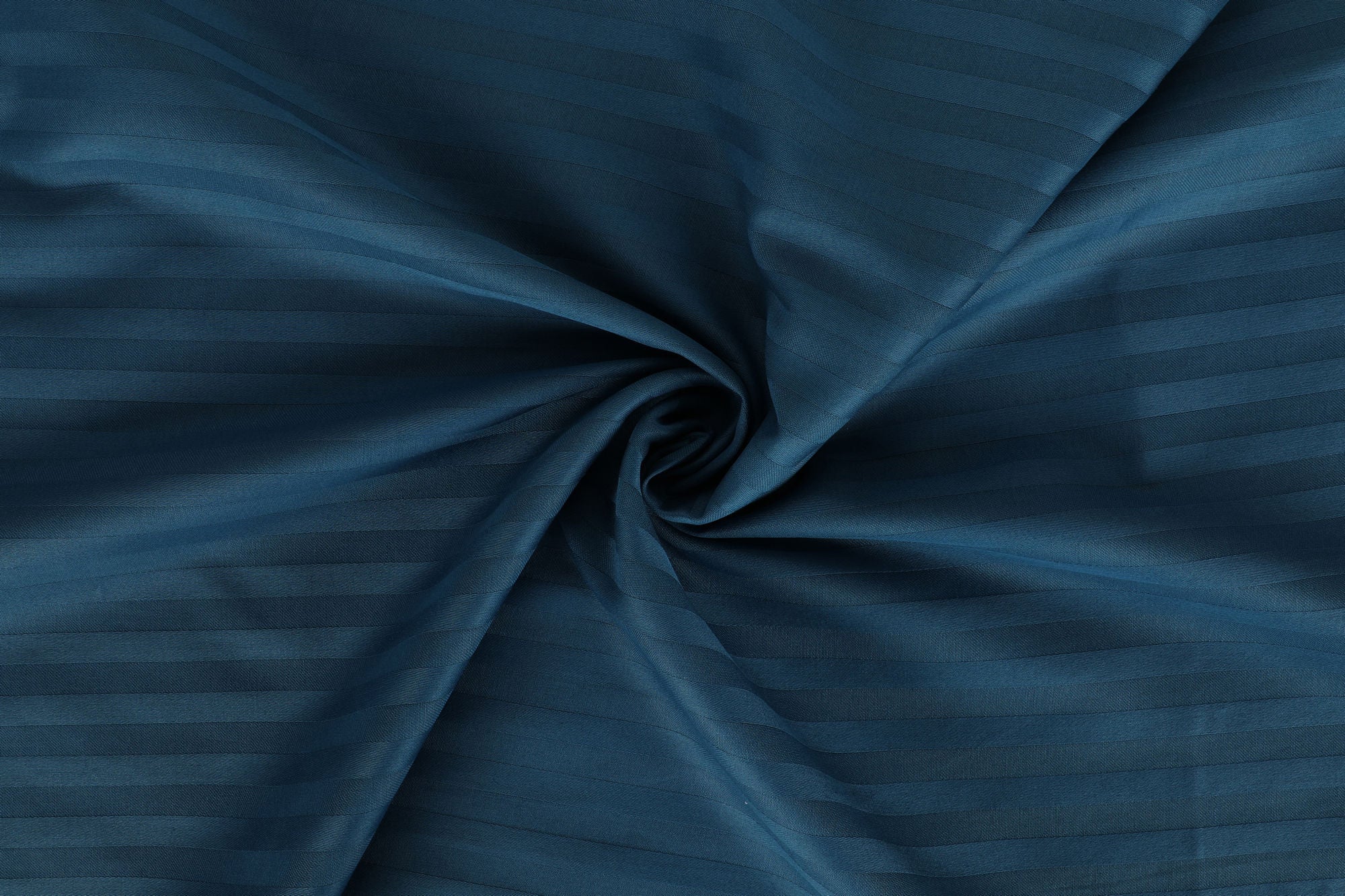 Premium Satin Bedding Set Stripe Blue