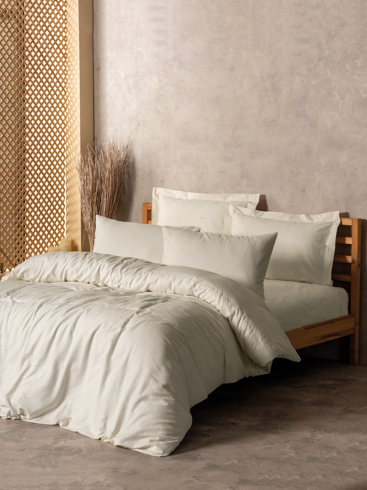 Beige Bedding Set – 100% Cotton Ranforce