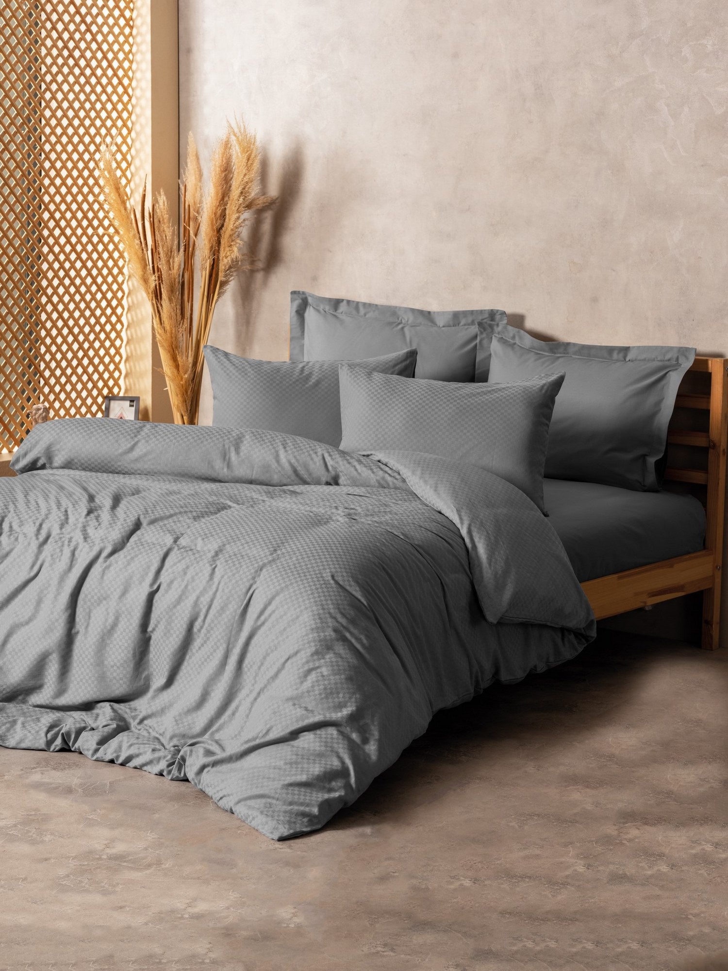 Bedding Set Gray – 100% Cotton Ranforce