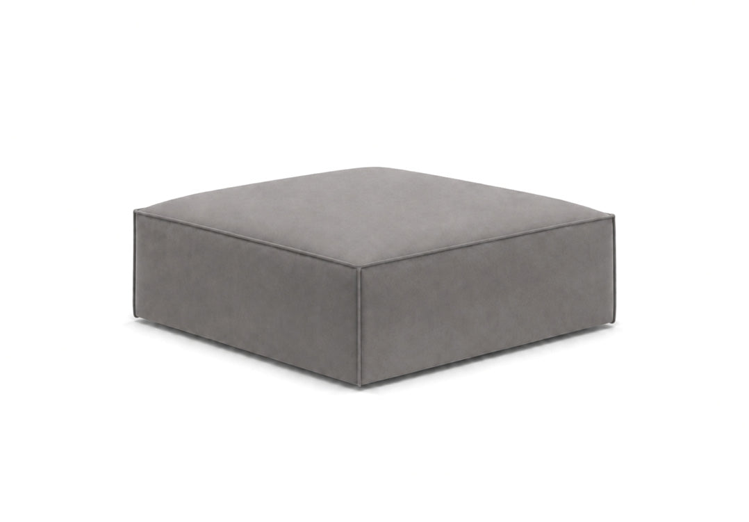 Nuvola side stool in velvet