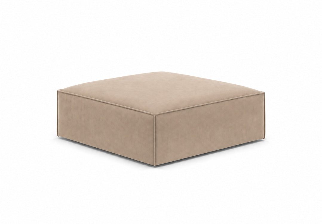Nuvola side stool in velvet