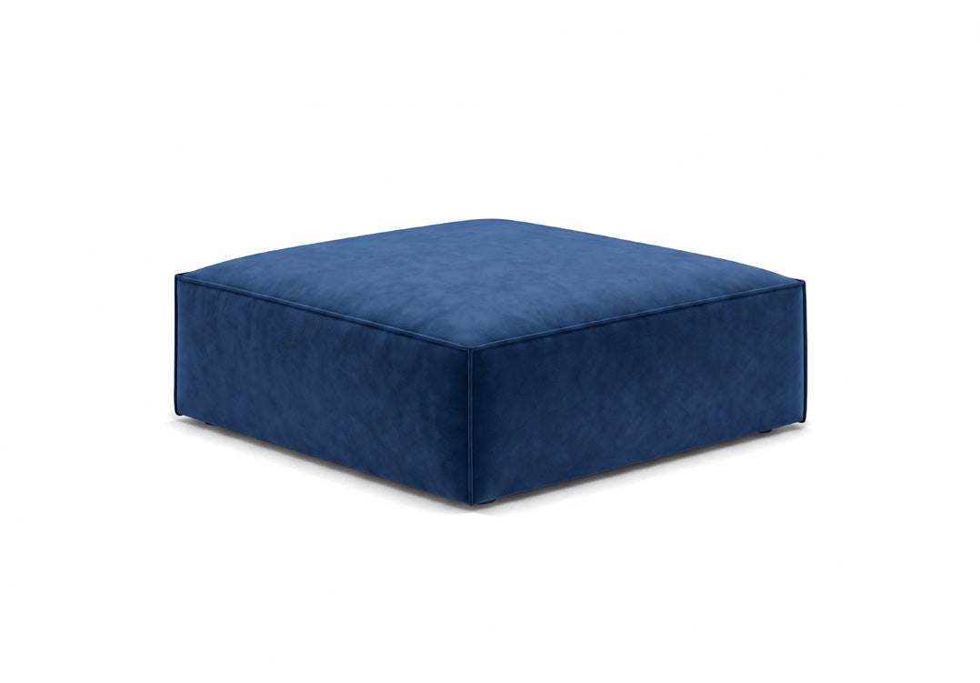 Nuvola side stool in velvet