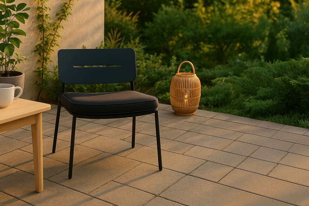 2-piece set - Laura garden chair made of steel including cushions