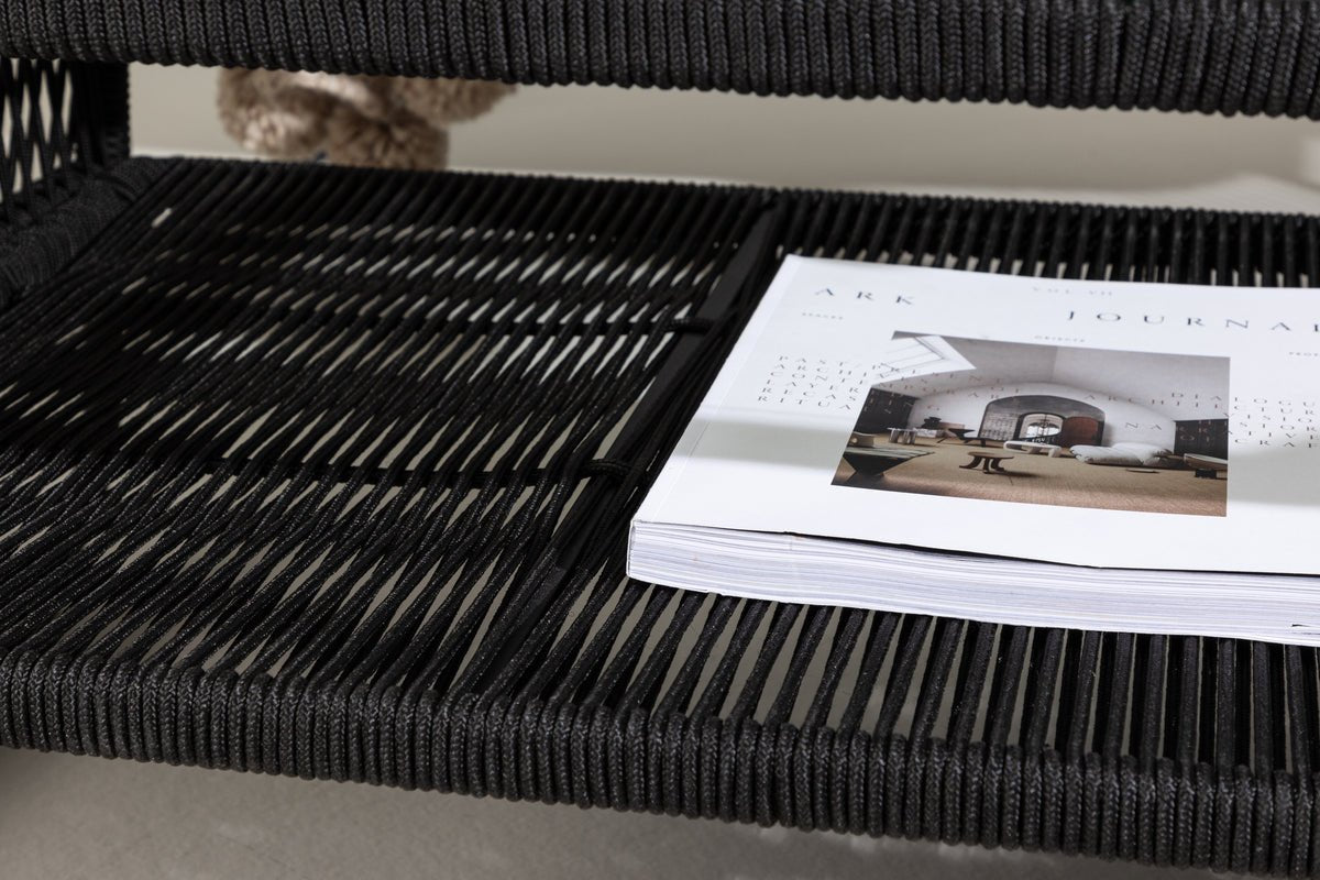 Garden Lounge Set Kim - with Backrest made of Polyester Rope