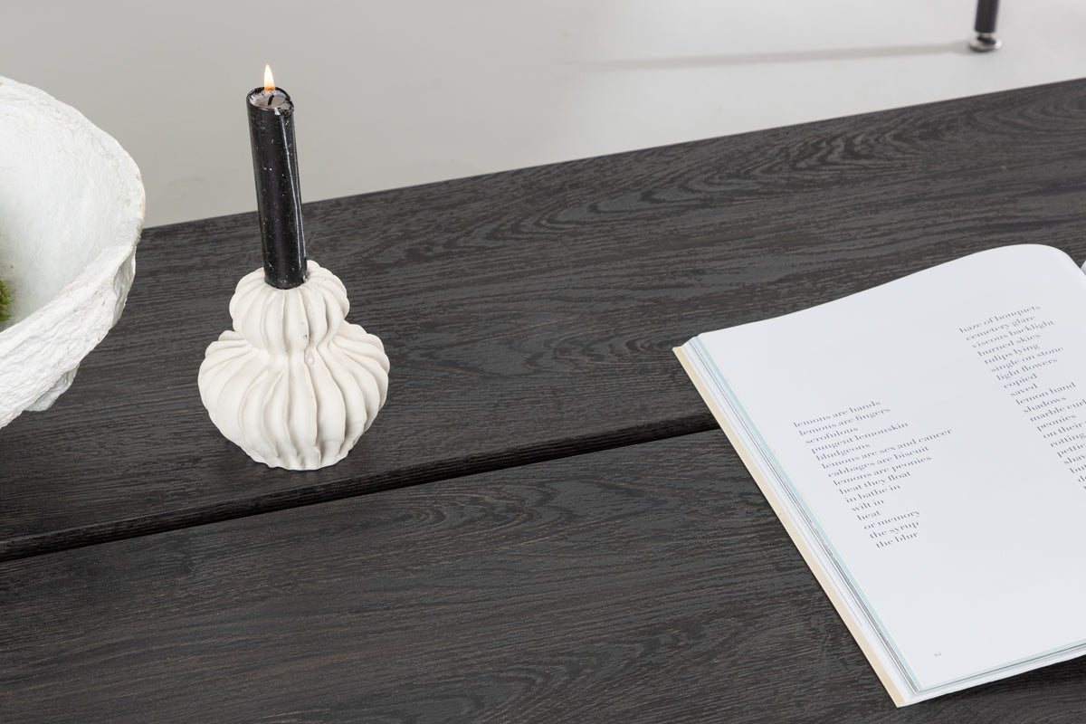 Coffee table Lannister - in mocha with wood look