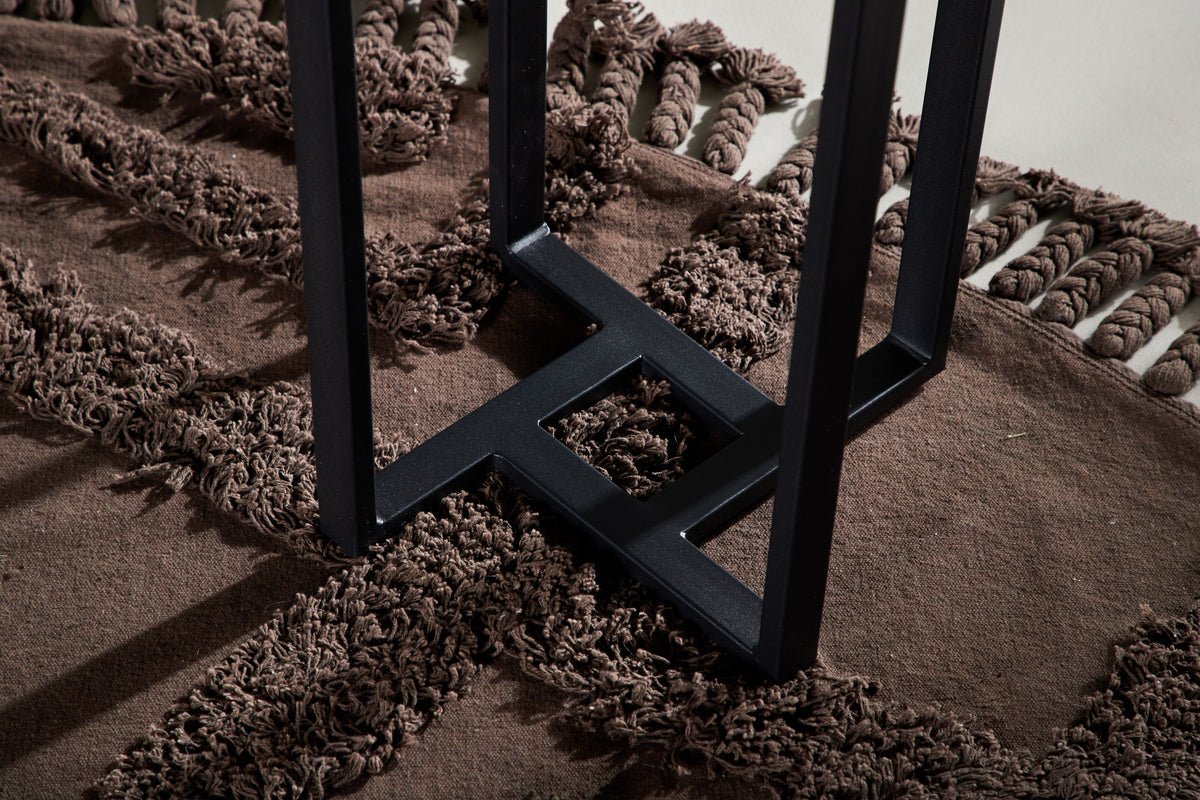 Couchtisch/Beistelltisch Paul - in Schwarz