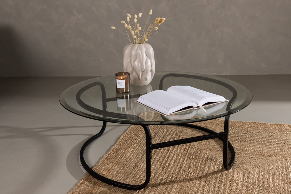 Coffee table Silento - with glass top