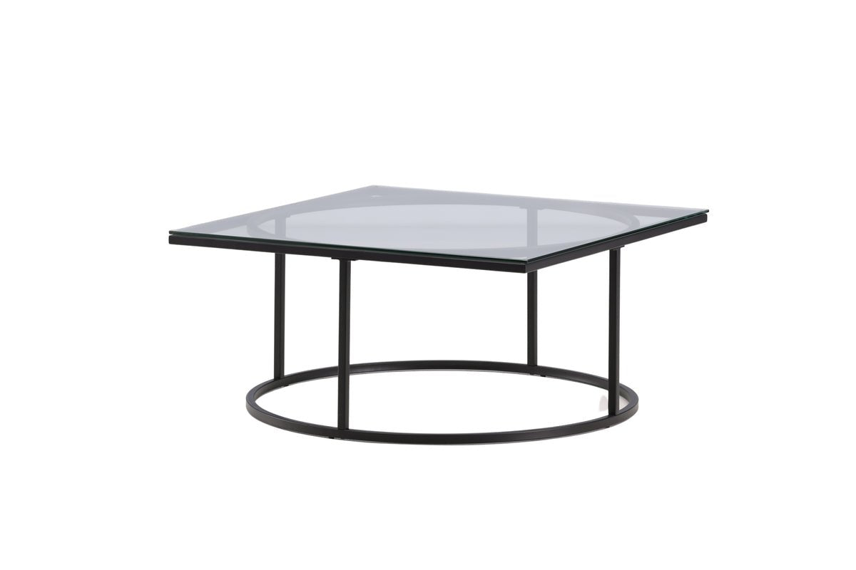 Coffee table Jordo - in two sizes with glass top