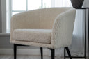 Armchair Comfy - with teddy fur optionally in Black or White
