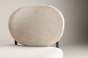 2er Set - Stuhl Opal mit beigen Leinenbezug