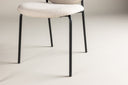 2er Set - Stuhl Opal mit beigen Leinenbezug