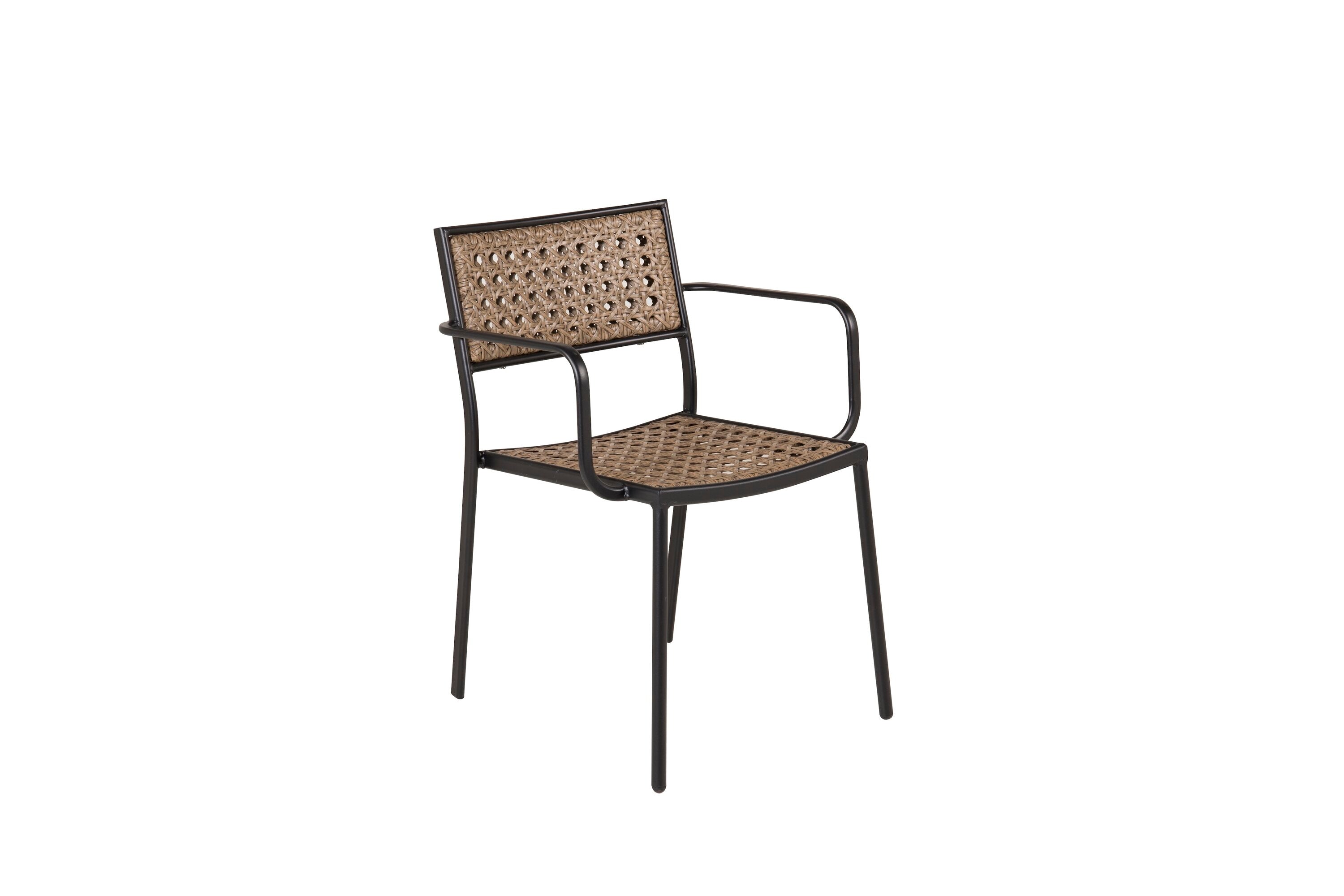 Set of 4 - Garden Chair Marave made of Rattan including Cushion
