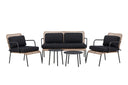 Lounge set Marocco - Backrests and seat surfaces made of natural rattan