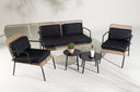 Lounge set Marocco - Backrests and seat surfaces made of natural rattan