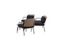Lounge set Marocco - Backrests and seat surfaces made of natural rattan