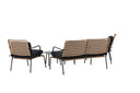 Lounge set Marocco - Backrests and seat surfaces made of natural rattan