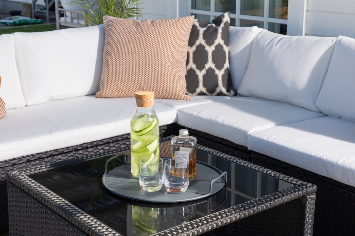 Garden Lounge Set Komfi - Available with Black or White Cushions