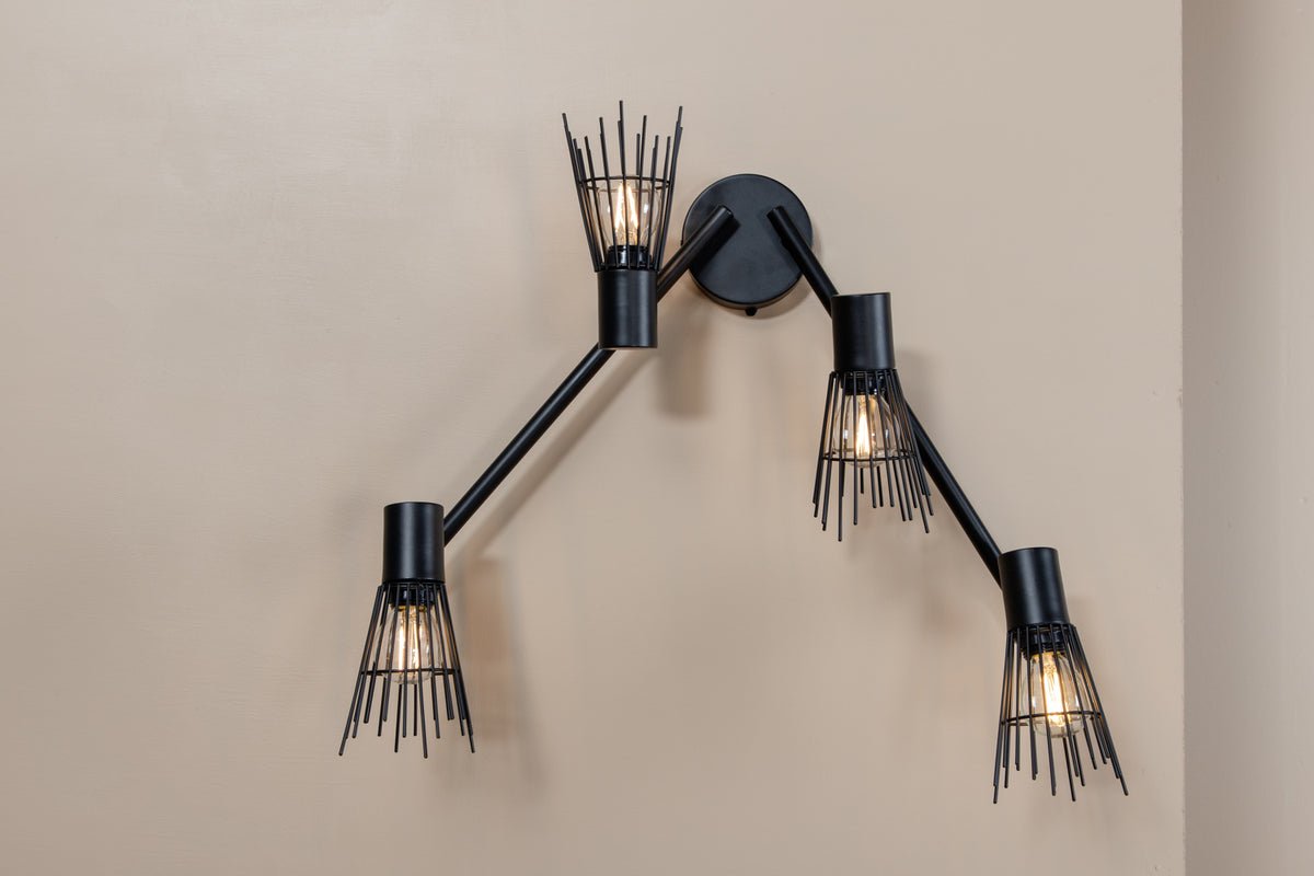 Wall lamp "Anastasia" – Available optionally with 3 or 4 lights